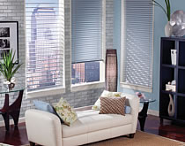 Available either in either horizontal or vertical applications, blinds are some of the most commonly used coverings for windows.