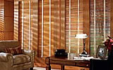 Blinds are used for light control and privacy. They are not used to block all light.