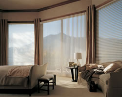 Silverline offers products ranging from simple snap roller style shades (the spring-loaded type), to exotic hand-woven woods, grasses and bamboos. 